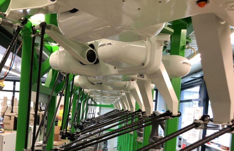 Smart robotics enables flexible production of rapid coronavirus antibody tests at Senova