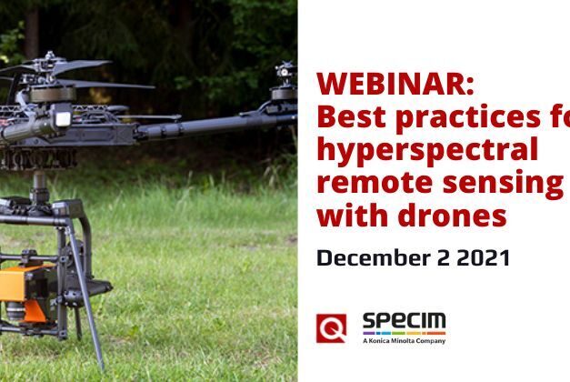 Webinar: Best practices for hyperspectral remote sensing with drones