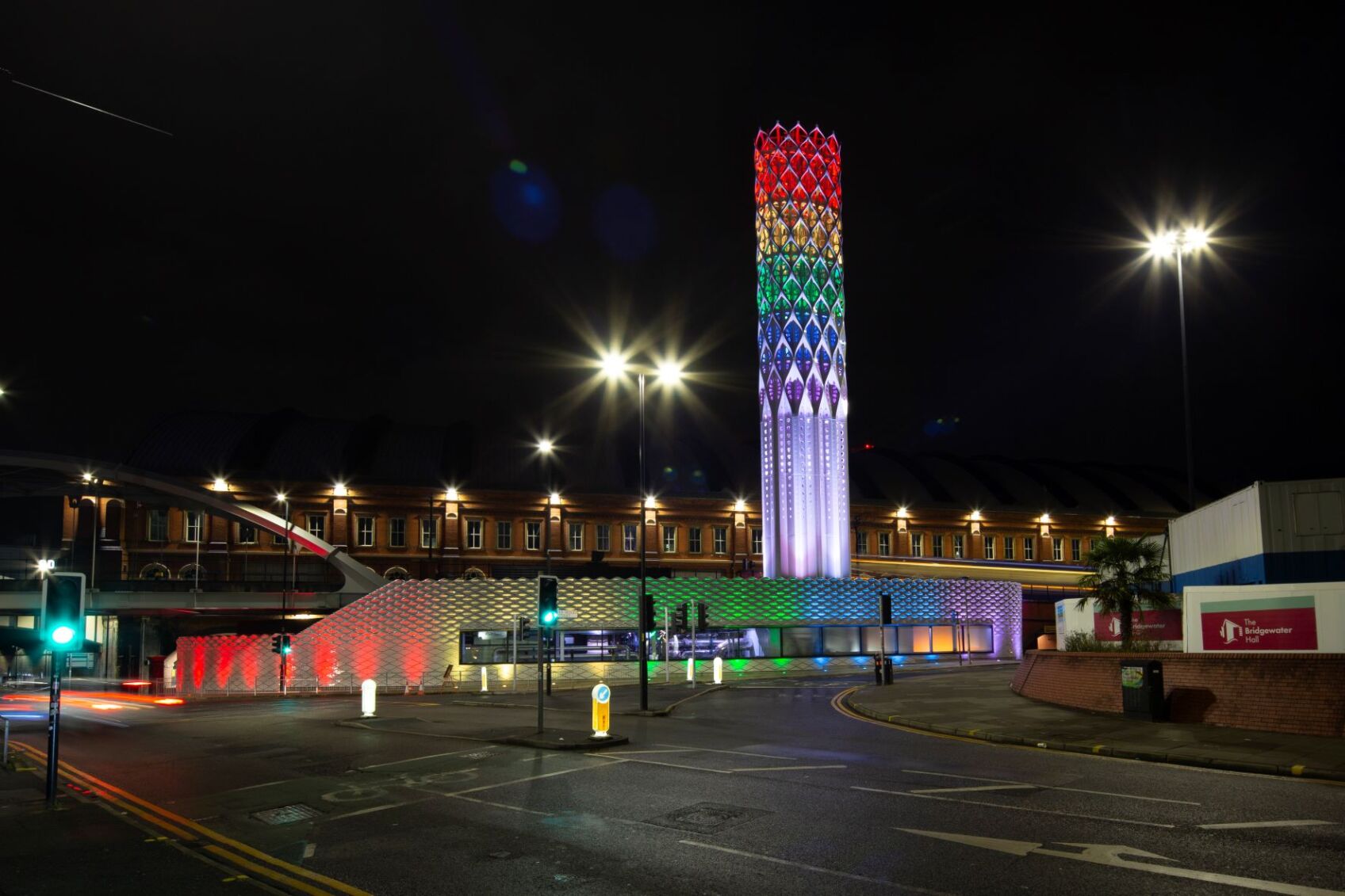 Pharos powers Manchester’s Tower of Light Automation