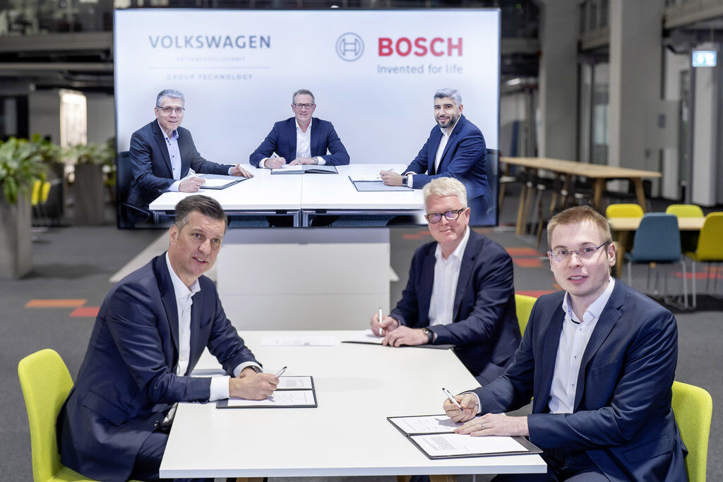 Volkswagen and Bosch join forces to manufacture battery cells in Europe