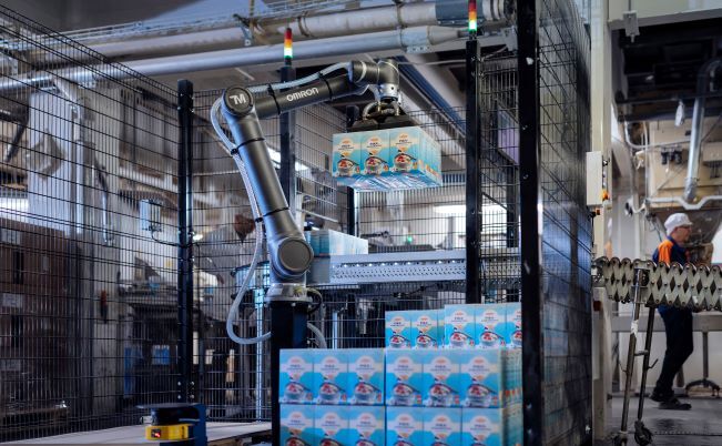 Myllyn Paras automates palletising processes with a collaborative robot