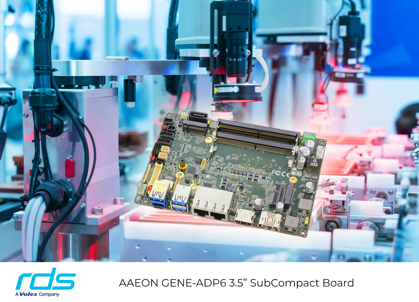 RDS PR Image_AAEON GENE-ADP6 3.5-inch SubCompact Board_25012023