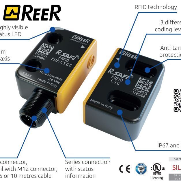 REER’S NEW RFID SAFETY SENSORS ARE IDEAL FOR SAFETY GATES & GUARDS