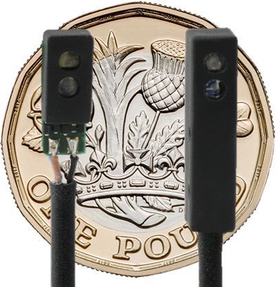 Contrinex’s MiniDist Brut photoelectric module stop robot collision