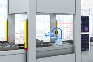 Automotive line robot simulation side