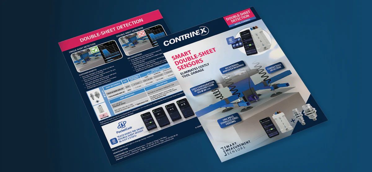 Contrinex Launches Smart Double-Sheet Detection Sensors