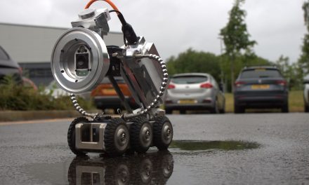 Blockage-detecting robot ready to patrol sewers