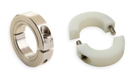 Rigid couplings and shaft collars from Ruland for food equipment applications