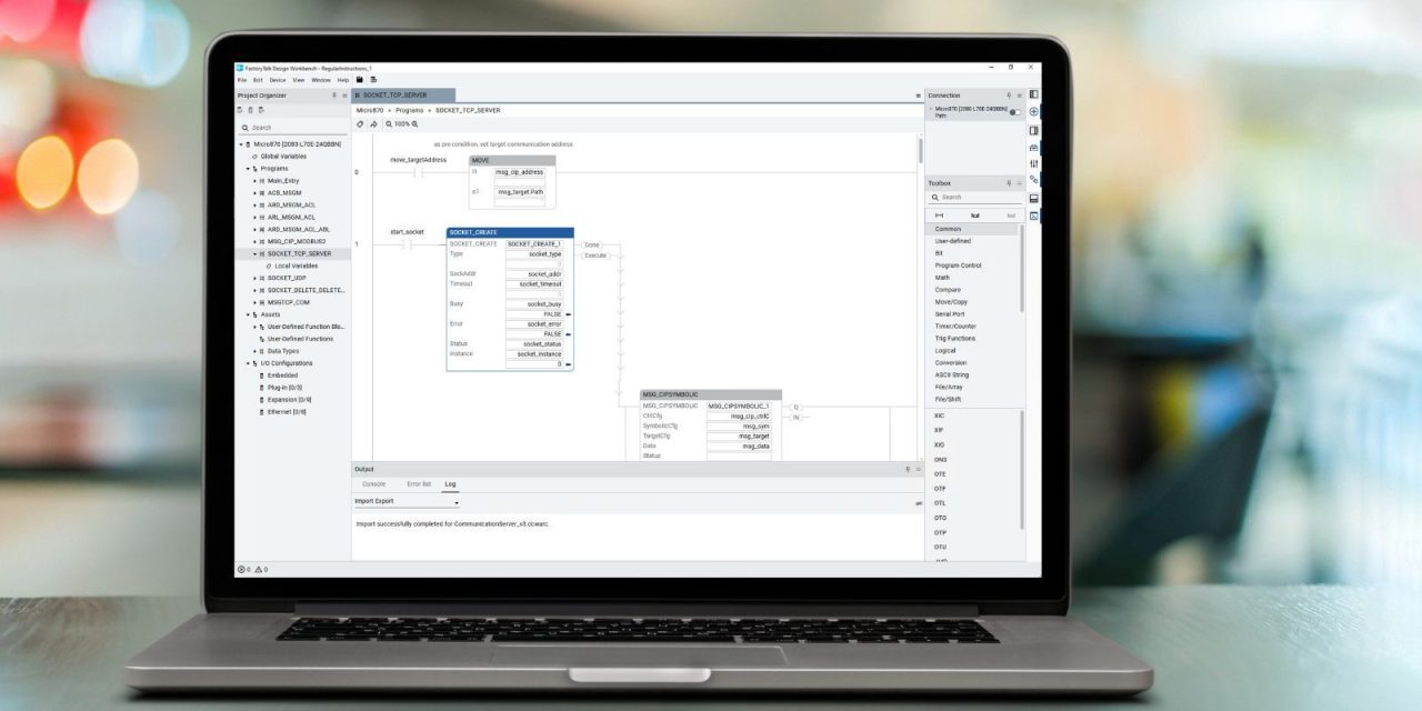 Rockwell Automation launches FactoryTalk Design Workbench, a free software tool for building micro control systems smarter and faster