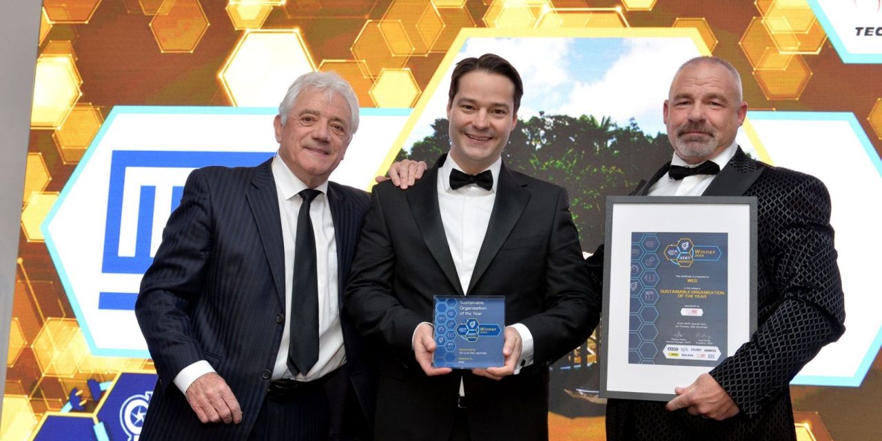 WEG wins Sustainable Organisation of the Year at 2025 AEMT Awards