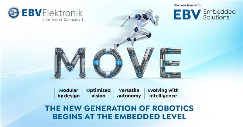 EBV Elektronik unveils MOVE platform to accelerate next-generation robotics development