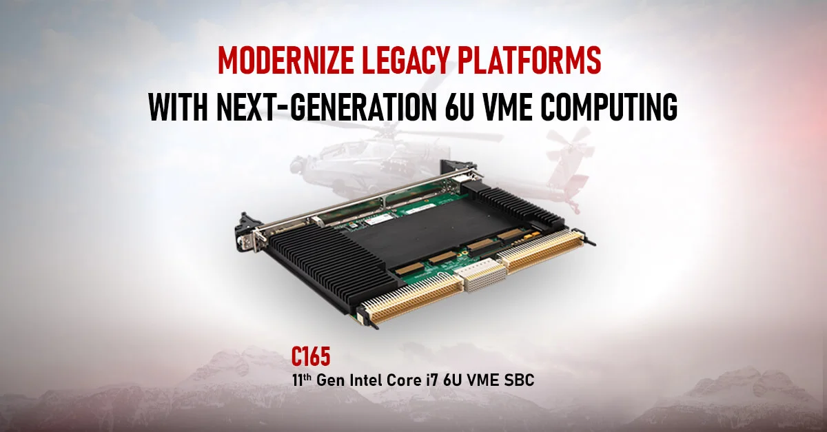 Aitech C165 brings modern computing to fielded VME systems