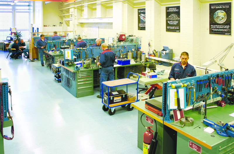 spindle service workshop