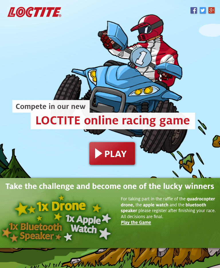 hk210 loctite racing game