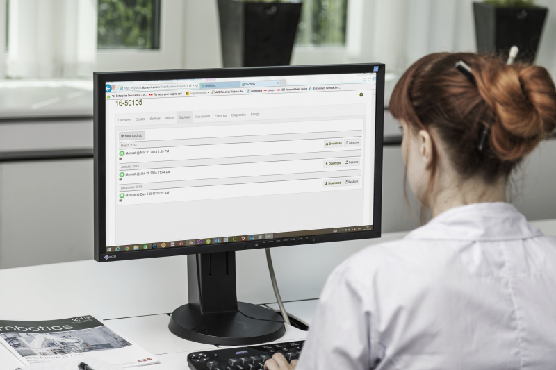 abb robotics connected