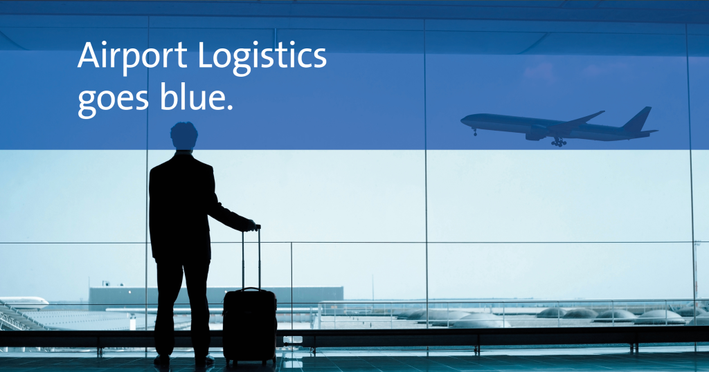 airport logistics goes blue